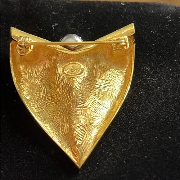 Vintage Givenchy Goldtone Brooch - Picture 6 of 6